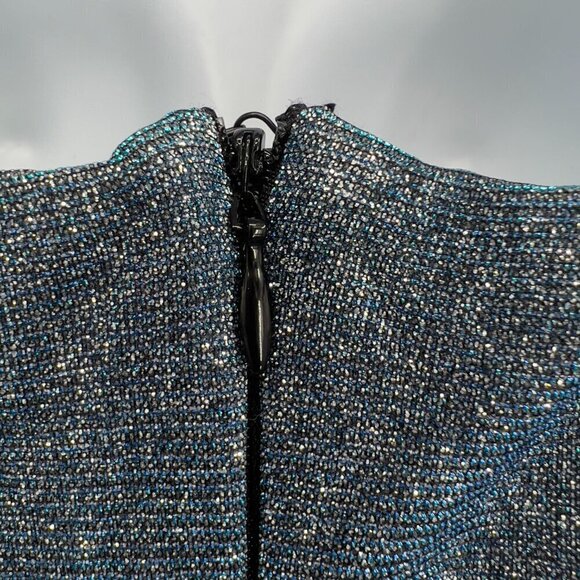 Lulus Blue Glitter Bodycon Mini Dress - Size XS - Picture 6 of 10